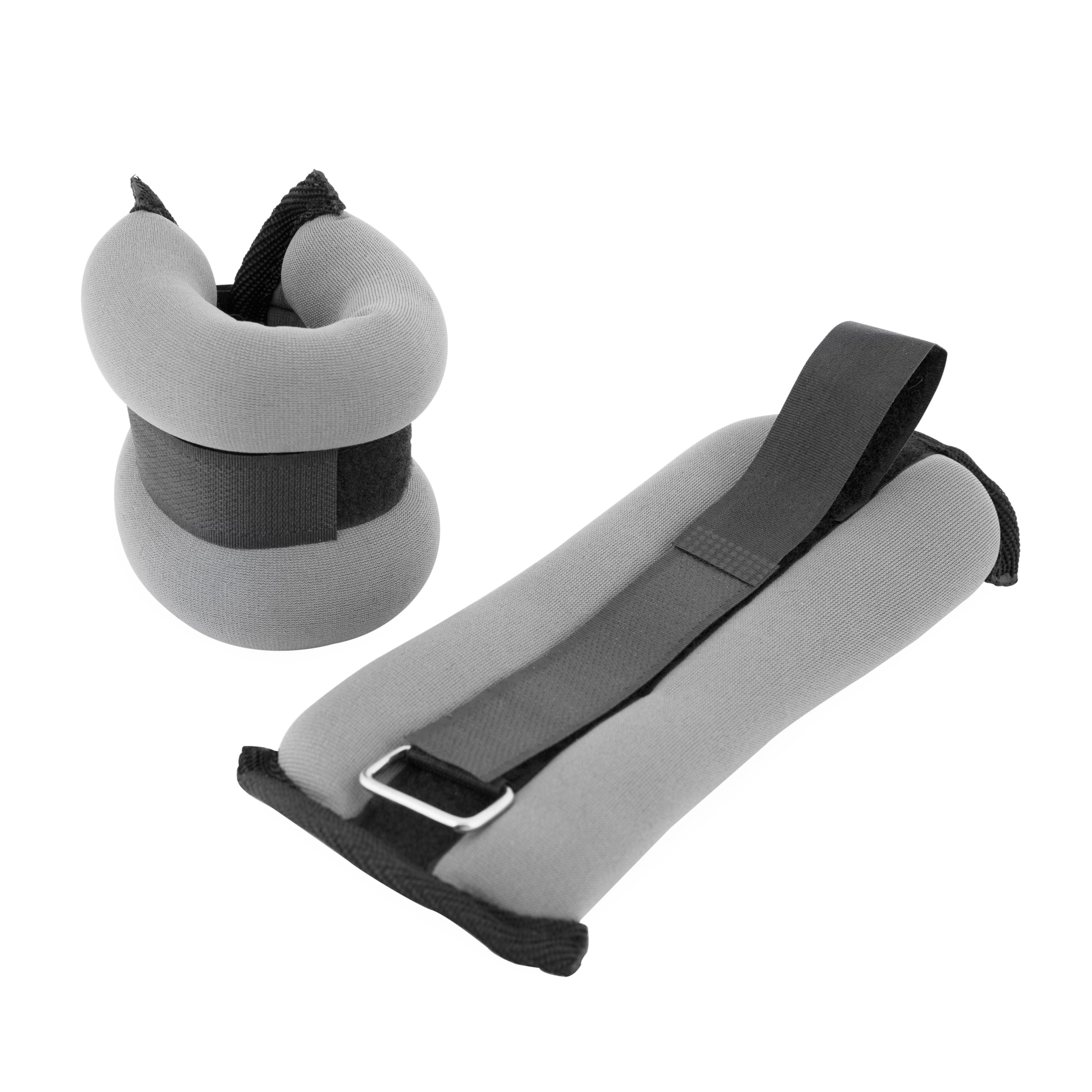 5Lb Adjustable Straps Grey Wrist/Ankle Weight