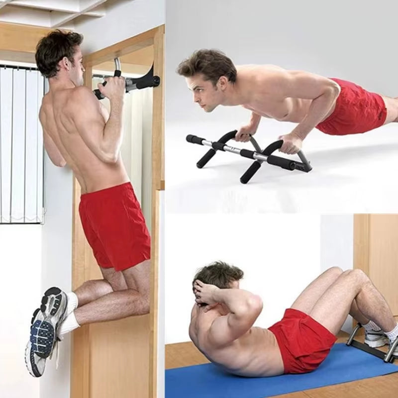 Home Use Steel Doorway Wall Mounted Pull-Up Bar Strength Training Gym Equipment for Chin-Up Exercises