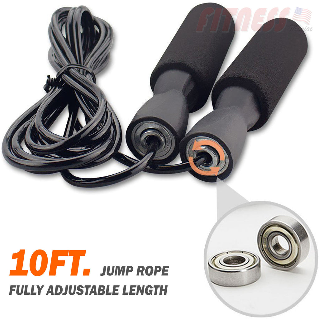Skipping Rope with Ball Bearings Rapid Standard Speed Jump Rope PVC Cable