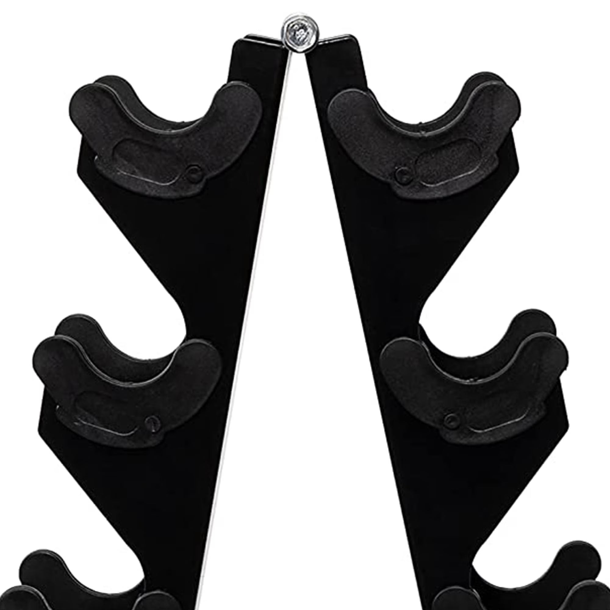 56 Lb Neoprene Coated Iron Dumbbell Hex Weights Set with Stand, Color-Coded