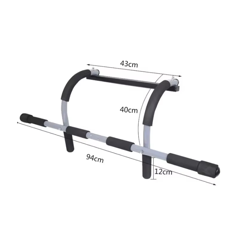 Home Use Steel Doorway Wall Mounted Pull-Up Bar Strength Training Gym Equipment for Chin-Up Exercises