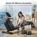 Home Rowing Machine | 12 Adjustable Resistance | Digital Monitor | Seat Cushion