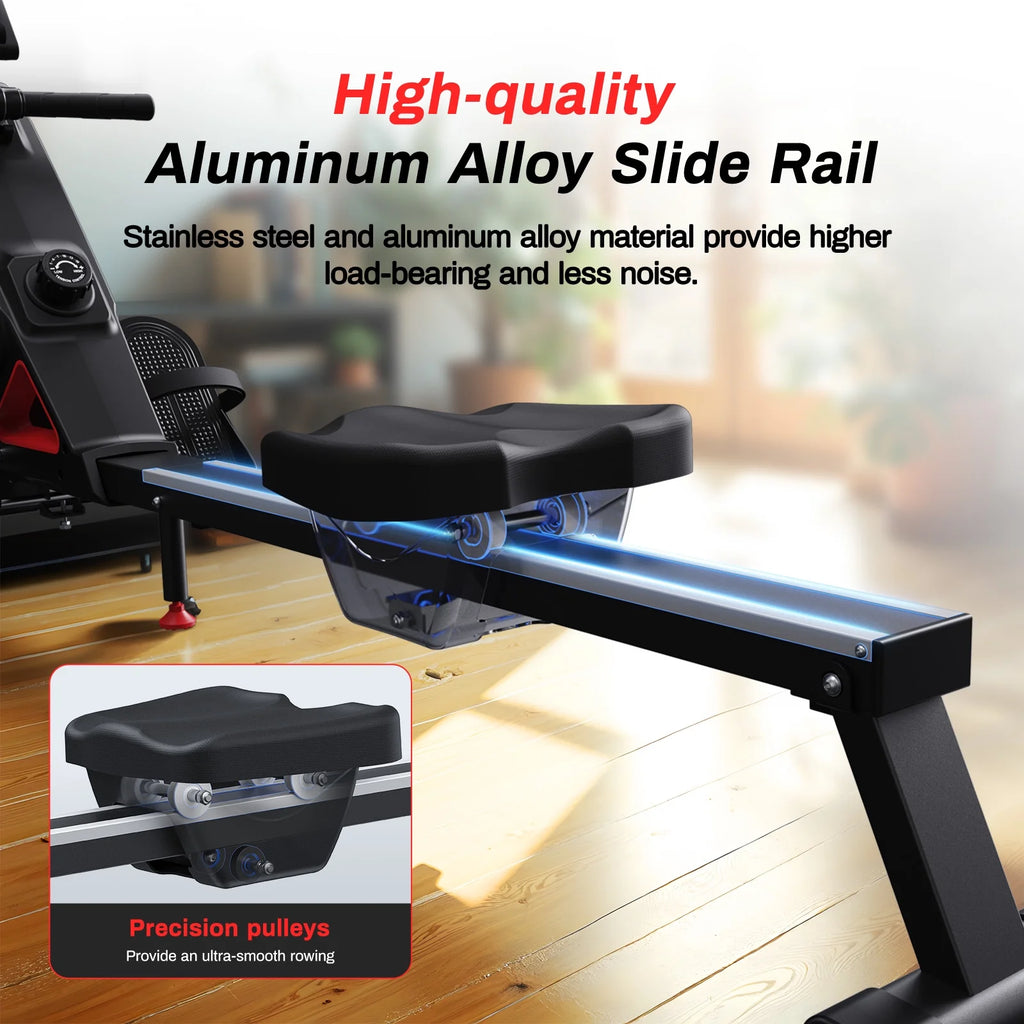 Foldable Magnetic Rowing Machine – 350 LBS Weight Capacity